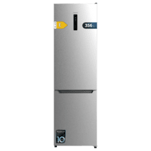 Bolero CoolMarket Combi 356 Inox E Frigorífico Combinado inox, 200 cm de altura e 59,5 cm de largura, 356 L de capacidade, Total No Frost, Classe energética E. Além disso, dispõe de diferentes modos como Fast Cooling e Fast Freezing, bem como de sistemas como MultiAirFlow e modo Férias.