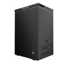 Bolero CoolMarket Chest 99 Black E Congelador horizontal negro, 83,5cm alto y 54,5cm ancho, con 99 L de capacidad, conversible a frigorífico, clase energética E y con modo Fast Freezing