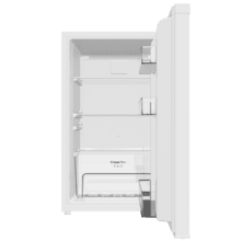 Bolero CoolMarket TT 114 L White Mini frigorífico blanco de 83,6 cm de alto y 50,6 cm de ancho con capacidad de 114L, clase energética E, Crisper Box, Luz LED interior y control temperatura mecánico.