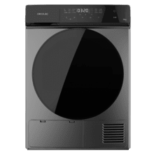Bolero DressCode Dry 8400 Steel Max Wärmepumpentrockner Steel, 8 kg, Klasse E, Full Touch, Bügelleicht, 15 Programme und Edelstahltrommel.