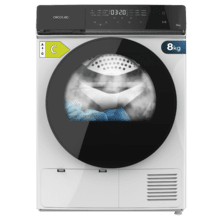 Bolero DressCode Dry 8400 A+++ Secadora Bomba de calor de 8 kg, Clase A+++, Motor Inverter Plus, Full Touch, Plancha Fácil, 15 prgramas y Tambor de acero inoxidable.