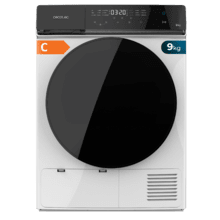 Bolero DressCode Dry 9400 C Secadora Bomba de calor de 9 kg, Clase C, Motor Inverter Plus, Full Touch, Plancha Fácil, 15 prgramas y Tambor de acero inoxidable.