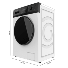 Bolero Dresscode 10410 Inverter A Lavadora de carga frontal de 10 kg de capacidad y 1400 rpm, Clase A-10%, 16 programas, Motor Inverter Plus, SteamMax, Drum Clean, Allergy Care, Diamond Care, Delay Start, Stop&Go, programa ECO y KidLock