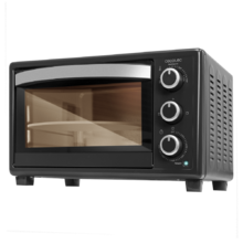 Mini-four avec pierre à pizza Bake&Toast 570 4Pizza. 1500 W, mini four électrique multifonction, cuisson par convection, éclairage intérieur, porte double vitrage