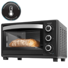 Horno Sobremesa Eléctrico Bake'n Toast 550. 1500 W, Capacidad 23 L, 3 Modos, Temporizador hasta 60 minutos, Temperatura regulable hasta 230ºc