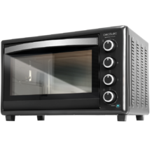 Bake&Toast 750 Gyro. Horno Sobremesa de 2000 W, Capacidad 46 L, 12 Modos, Temperatura hasta 230ºC y Temporizador hasta 60 Minutos, Incluye Accesorio Rustidor con pinzas, Negro