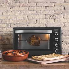 Bake&Toast 750 Gyro - Fornetto elettrico, capacità di 46 litri, 2000 W, 12 modalità, temperatura fino 230ºC e Tempo fino a 60 Minuti, include accessorio, spiedo con pinze 46L 37x57x39cm