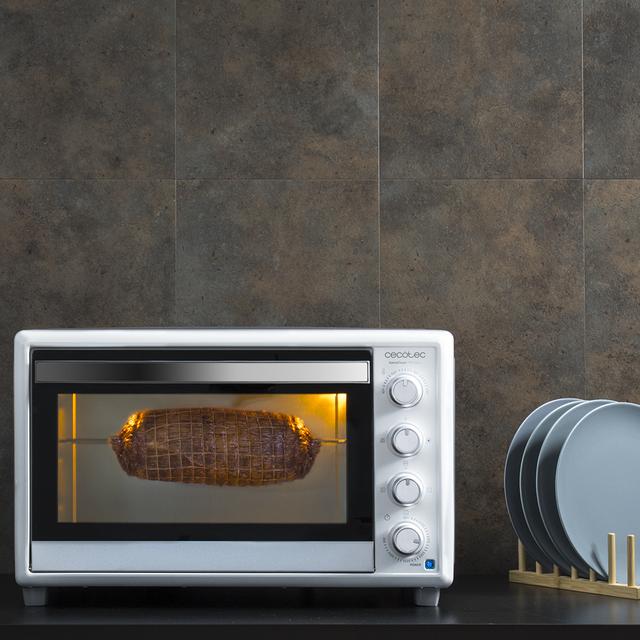 Bake&Toast 790 Gyro. Horno Sobremesa  de 2000W, Capacidad de 46 Litros, 12 Modos, Temperatura hasta 230ºC y Tiempo hasta 60 Minutos, Incluye Accesorio Rustidor con pinzas