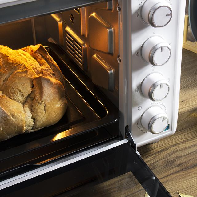 Bake&Toast 790 - Fornetto elettrico, cpacità di 46 litri, 2000 W, 12 modalità, temperatura fino 230ºC e Tempo fino a 60 Minuti, include accessorio, spiedo con pinze