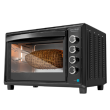 Tischbackofen Bake&Toast Gyro 850. Fassungsvermögen 60 Liter, 12 Funktionen, Leistung 2200 W, inklusive Drehbarer Drehspieß.