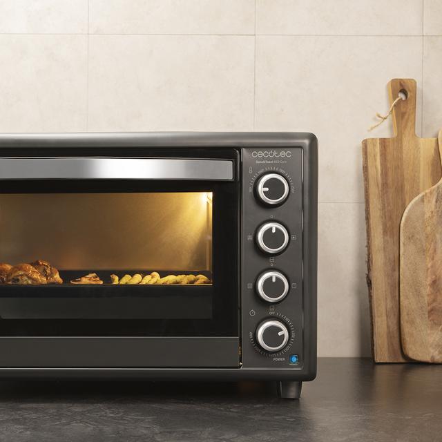 Mini forno elettrico Bake&Toast Gyro 850. Capacità 60 L, 12 funzioni, potenza 2200 W, include spiedo rotante