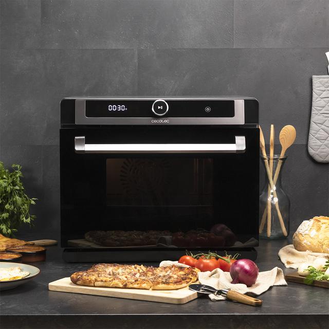 Forno a vapore Bake&Steam 3000 Combi. Forno 3 in 1: Funzione vapore, convezione e friggitrice ad aria, capacità 30 L, 7 funzioni di cottura, pulizia automatica, potenza 2220 W