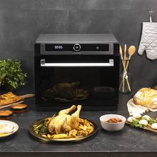 Four à vapeur Bake&Steam 4000 Combi Gyro. 2400 W, four 3 en 1 : 3 modes de cuisson : vapeur, convection et friteuse à air, capacité de 40 litres, 7 fonctions