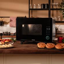 Bake&Steam 4000 Combi Gyro Advance Horno de vapor 3 en 1 con función vapor, convección y freidora de aire, 40 litros de capacidad, 8 funciones de cocinado, función de autolimpieza, rustidor y 2400 W de potencia.