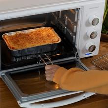 Mini-four à convection de 28 L Bake&Toast 2800 White. 1600 W, multifonction, 6 modes de chaleur, minuterie, température réglable, porte avec double verre, acier laqué.