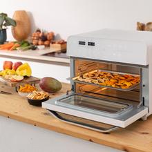 Bake&Fry 2500 Touch White. Horno Freidora de Aire Caliente con 1800 W, Capacidad 25 L, Convección, Pantalla Táctil, 12 Funciones preestablecidas, Temporizador, Blanco