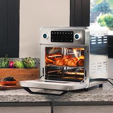 Bake&Fry Touch. ‌Forno de convecção  de 1700 W, Capacidade 14 litros, Convecção, Ecrã Tátil, 9 Funções, Aço Inoxidável, Temperatura ajustável