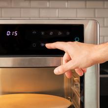 Bake&Fry Touch. Horno Freidora de Aire Caliente con 14-25-30 Litros, Convección, Pantalla Táctil (25 L, Acero)