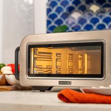 Fun Pizza&Co Forno Bravo Horno eléctrico con ventana para preparar auténticas pizzas con una potencia de 2000W.