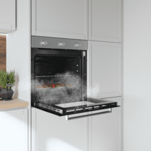 Forno de encastrar Bolero Hexa C136000 Mirror Time A 77 l de capacidade, 4 funções, 2800 W.