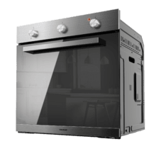 Forno de encastrar Bolero Hexa C136000 Mirror Time A 77 l de capacidade, 4 funções, 2800 W.