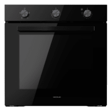 Forno de encastrar Bolero Hexa C136000 Glass Black Time A 77 l de capacidade, 4 funções, 2800 W.