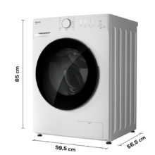 Bolero DressCode 9400 Inverter. Lavadora 9 Kg Carga Frontal, 1400 rpm, 2000 W, Motor Inverter Plus, 15 Programas, Higienización máxima, DelayStart