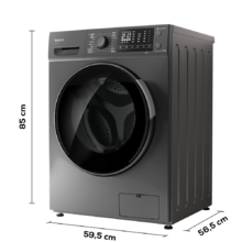 Lavadora Bolero DressCode 9600 Inverter Cecotec 9kg 1400 rpm 16 programas B  blanco 85x59,5x56,5 cm