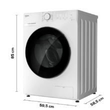 Bolero Wash&Dry 10700 Inverter. Lavadora secadora de 10 y 7 kg de capacidad de lavado y secado, respectivamente. 1500 rpm máximas, motor Inverter Plus y función HygienePro. Programa BabySafe, además de la función Stop&Go y DelayStart.