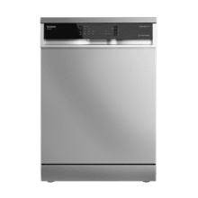Lavavajillas Independiente 60 cm Bolero Aguazero 6400 Inox. Bajo consumo, 15 Cubiertos, 8 Programas, 42 dB con modo Confort Wash, Filtro Antibacteriano, Acero