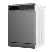 Bolero Aguazero 6600 Inox. Lavavajillas Independiente 60 cm y Bajo consumo, 14 Cubiertos, 8 Programas, 44 dB con modo Confort Wash, Filtro Antibacteriano y sistema BWS, Acero