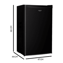 Bolero CoolMarket TT 90 Black, MiniFrigo de 90 litros de capacidad, control de temperatura regulable y compartimento de conservación.