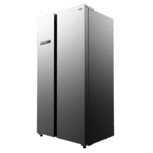 Bolero CoolMarket SBS 592 Inox. Frigorífico Americano 2 Puertas, 592 Litros, 177,5 cm de Alto y 91 cm de Ancho, Bajo Consumo, Motor Inverter, No Frost, Congelación Ultrarrápida