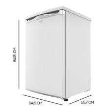 Bolero CoolMarket TF 90 White Congelador de 90 litros apto para todos los espacios y necesidades