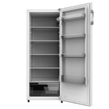 Bolero CoolMarket 1D 242 White. Frigorifico de 1 Puerta, 242 Litros, Altura 143,4 cm, Ahorro Energético, Función Auto Defrost, Cajón para Productos Frescos, Puerta Reversible, Blanco