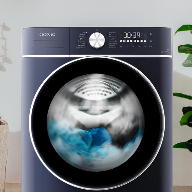 Bolero Wash&Dry 8580 Inverter Ice Blue B Lavadora secadora Ice Blue de 8 kg  - 5 kg de capacidad y 1400 rpm, 16 programas, Motor Inverter Plus, clase B, SteamMax, OnSmart, Fuzzy Logic, Smooth Wash,  SpaCare, Stain Match y Goma antibacteriana.