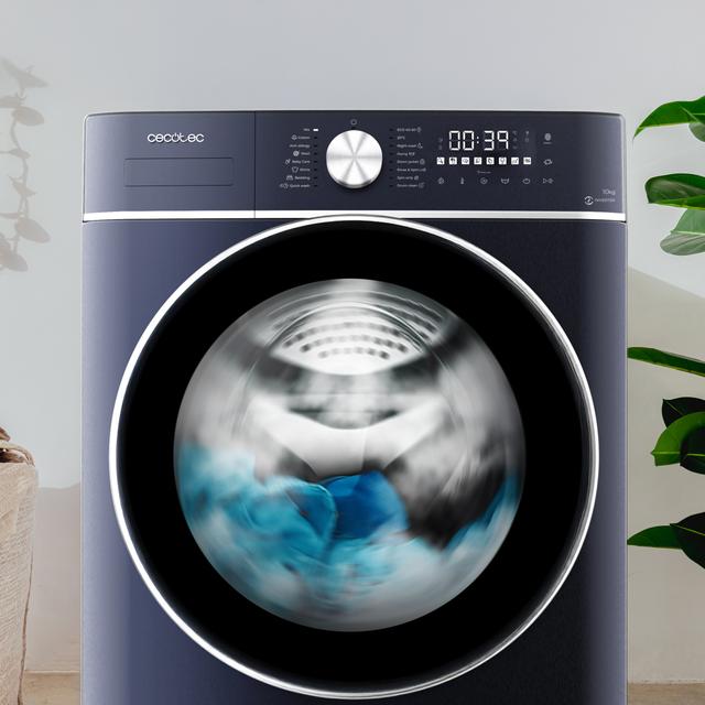 Bolero Wash&Dry 10680 Inverter Ice Blue A Lavadora secadora Ice Blue de 10 kg  - 6 kg de capacidad y 1400 rpm, 16 programas, Motor Inverter Plus, clase B, SteamMax, OnSmart, Fuzzy Logic, Smooth Wash,  SpaCare, Stain Match y Goma antibacteriana.