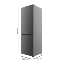 Bolero CoolMarket 322 Dark E Frigorífico combi Dark com uma capacidade de 322 litros, 185 cm de altura, 60 cm de largura e classe E. Com sistema Multi AirFlow, Total No Frost e 2 gavetas para produtos frescos.