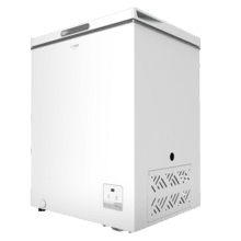 Bolero CoolMarket Chest 142 white E Congelador horizontal branco com 142 litros de capacidade, controlo eletrónico, classe E, motor inverter plus, ecrã, transformável em frigorífico.