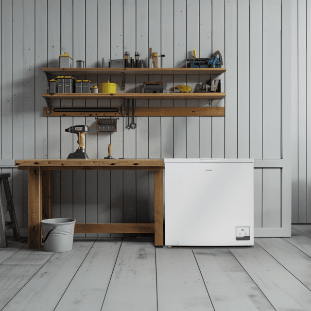 Bolero CoolMarket Chest 199 branco E Freezer horizontal branco com capacidade de 199 litros, controle eletrônico, classe E, motor inverter plus, display, conversível em refrigerador.