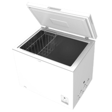 Bolero CoolMarket Chest 199 white E Congelador horizontal white con capacidad 199 litros, control electrónico, clase E, motor inverter plus, display, convertible a frigorífico.