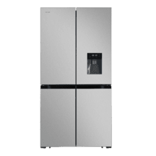 Bolero CoolMarket 4D 564 Inox E Frigorífico 4 portas Inox com 564 litros de capacidade, 185 cm de altura, 91 cm de largura, com dispensador de água, classe E e Motor Inverter Plus. Além disso, tem diferentes modos com Fast Cooling e Fast Freezing, assim como sistemas como Multi Air Flow, Total No Frost e Metal Cooling.