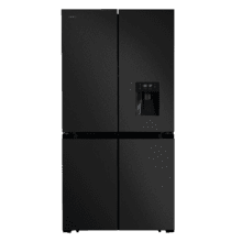 Bolero CoolMarket 4D 564 Dark E Frigorífico 4 portas Dark com 564 litros de capacidade, 185 cm de altura, 91 cm de largura, com dispensador de água, classe E e Motor Inverter Plus. Além disso, tem diferentes modos com Fast Cooling e Fast Freezing, assim como sistemas como Multi Air Flow, Total No Frost e Metal Cooling.