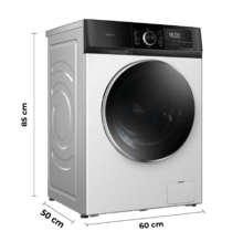 Bolero Dresscode 7500 Inverter A Lavadora de 7 kg blanca, 1400 rpm, motor inverter plus, vapor, 16 programas, clase A y SteamMax.