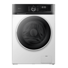 Bolero DressCode 9500 Inverter A Lavadora de carga frontal  de 9 Kg blanca, 1400 rpm, Motor Inverter Plus, SteamMax, Drum Clean, Allergy Care, Pearl Drum, Delay Start, Stop&Go, display LED y acabados cromados, programa ECO y KidLock
