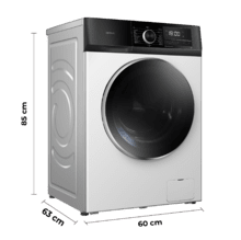 Bolero DressCode 10500 Inverter A Lavadora de 10 Kg blanca, 1400 rpm, Motor Inverter Plus, SteamMax, Drum Clean, Allergy Care, Pearl Drum, Delay Start, Stop&Go, display LED y acabados cromados, programa ECO y KidLock