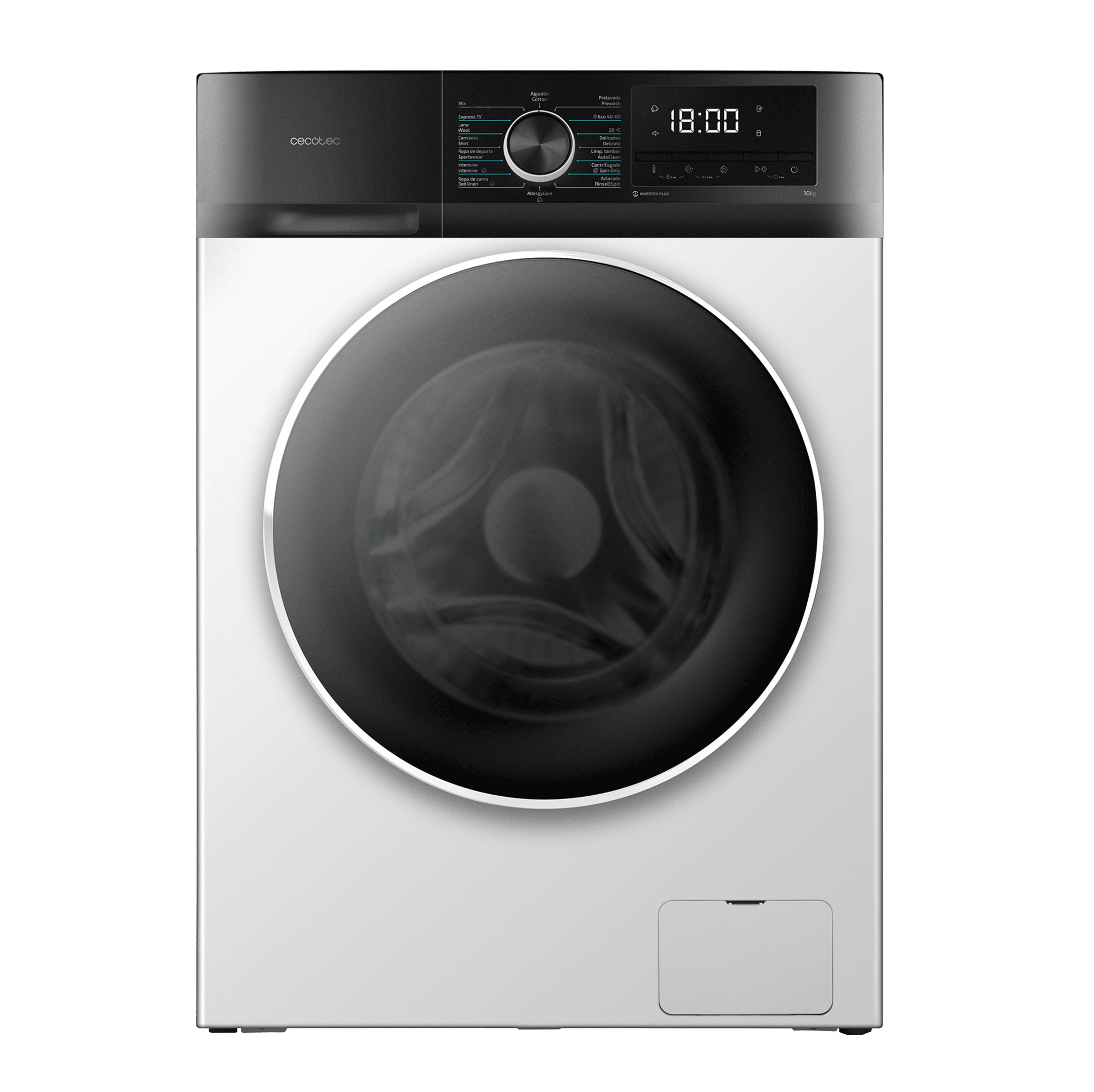 Nuevas lavadoras Cecotec clase A con vapor y hasta 10 kg - Marrón