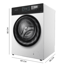 Bolero DressCode 120700 Inverter A Lavadora con capacidad de 12 Kg, 1400 rpm, 15 programas, Clase A, Motor inverter plus, con vapor SteamMax y tecnología Jet Wash.