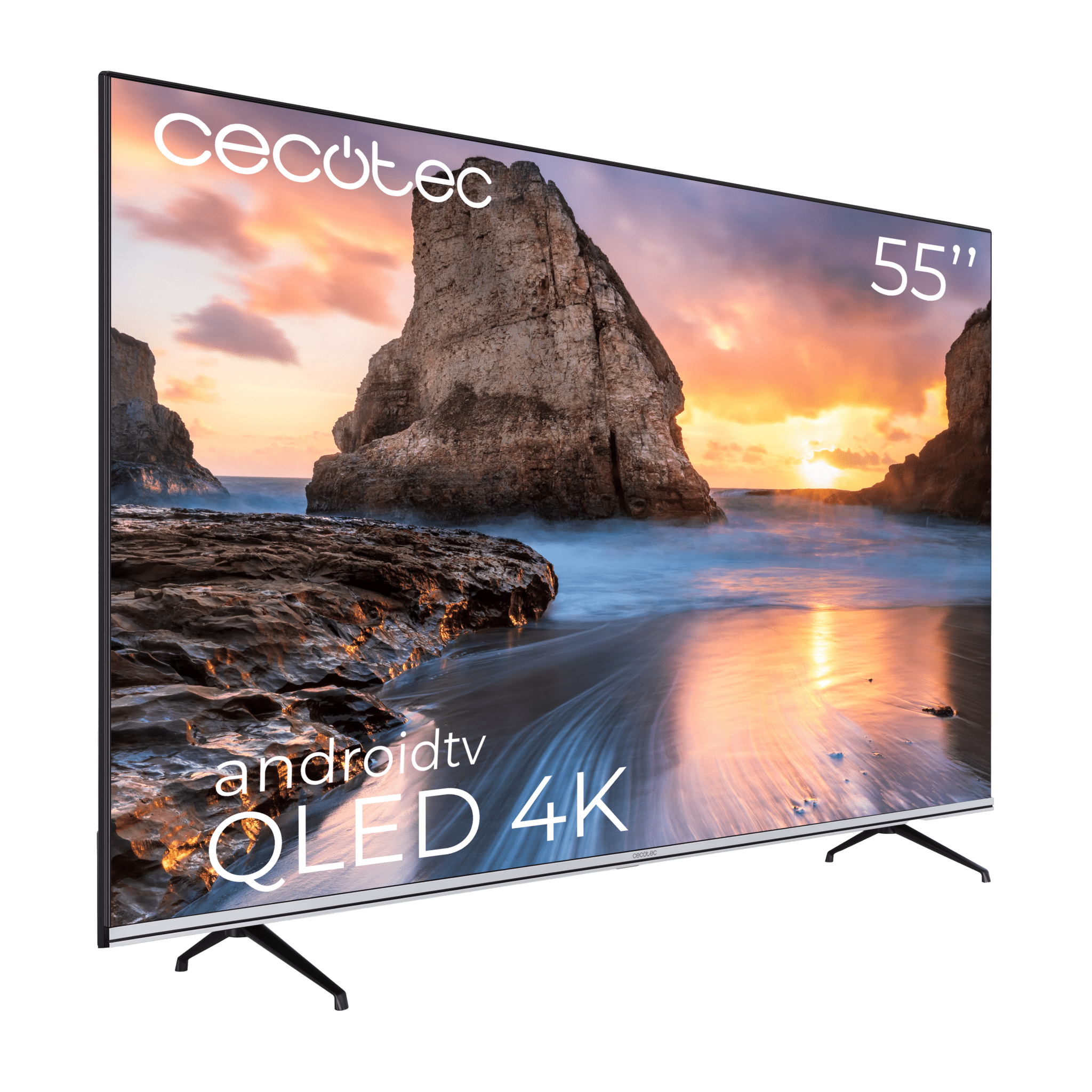 Televisor Cecotec V1 55 pulgadas QLED 4K con diseño frameless
