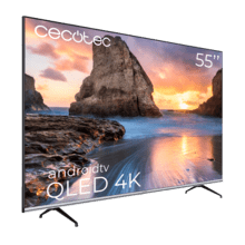 Smart TV de 55' TV Cecotec V1 series VQU10055. Televisões QLED